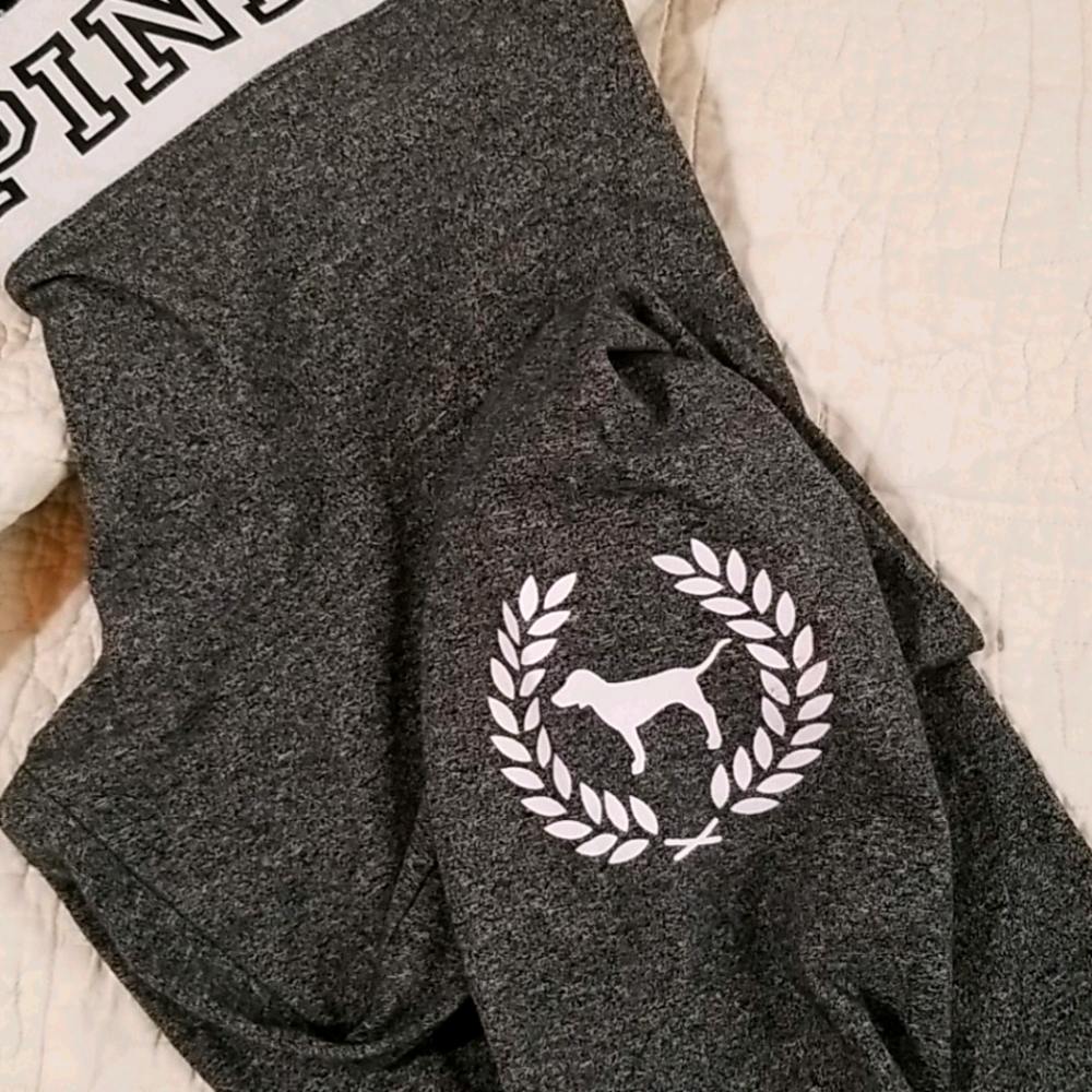 VICTORIA'S SECRET gray yoga pants large